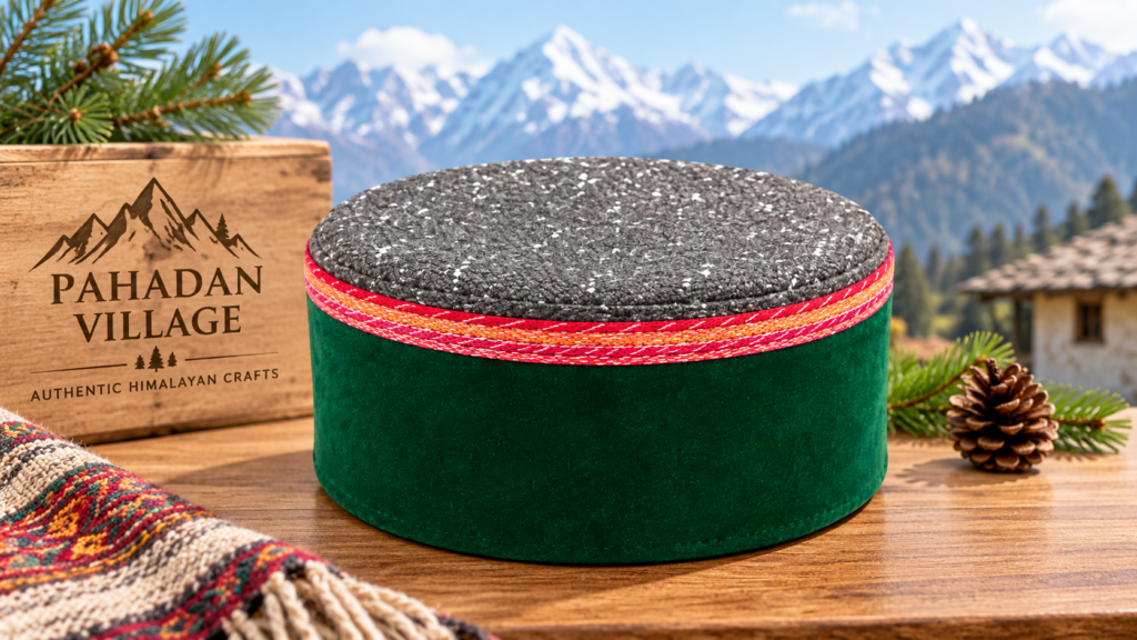 Kinnauri Topi Handmade Himachali Wool Cap Online India