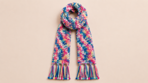 Himachali Handmade Multicolour Muffler – Traditional Pahadi Woollen Scarf for Men & Women