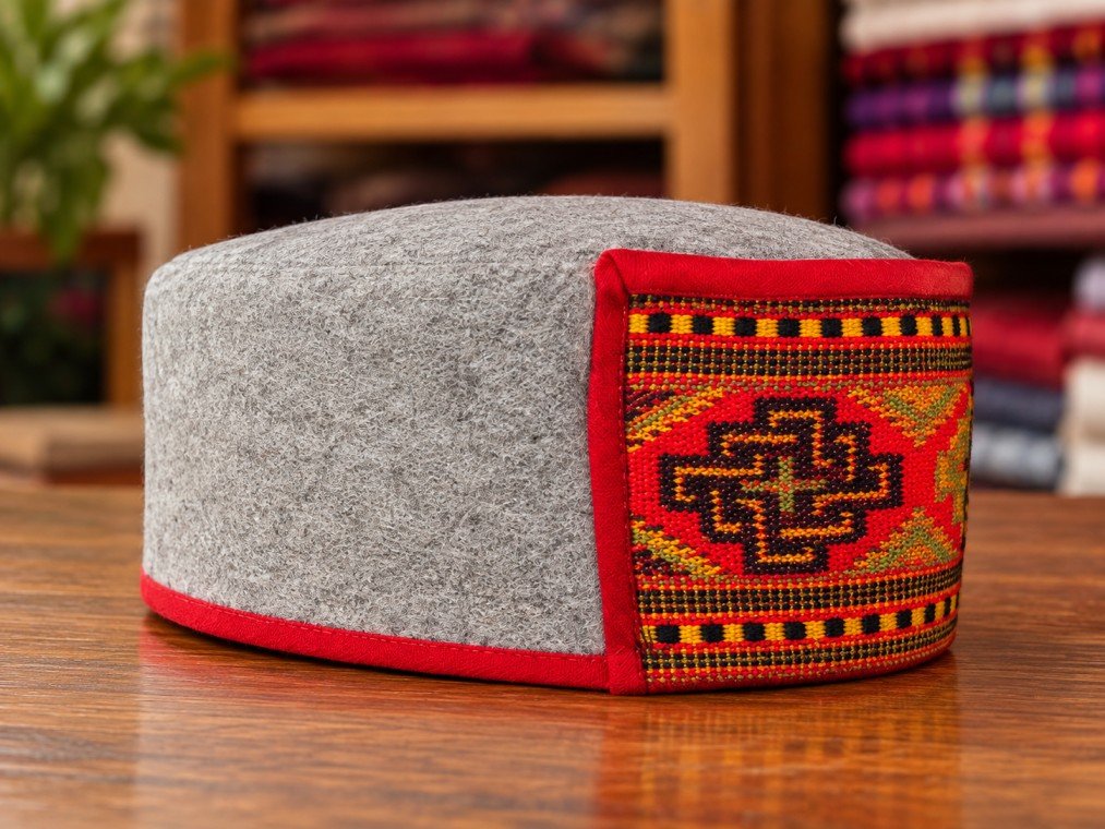 Pahadi Topi – Traditional  Uttarakhandi Woollen Topi
